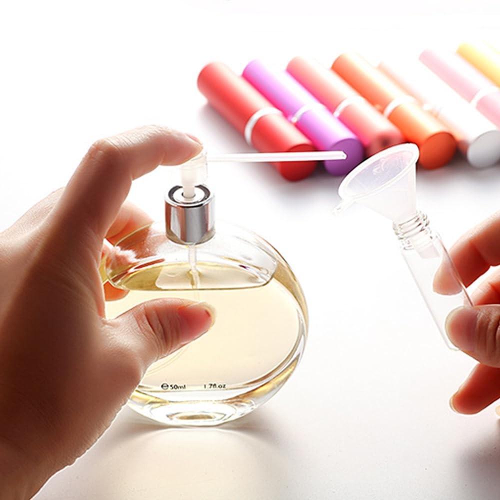 Arvintas 30 PCS Mini Perfume Refillable Bottle Pump Transfer Tool Transparent