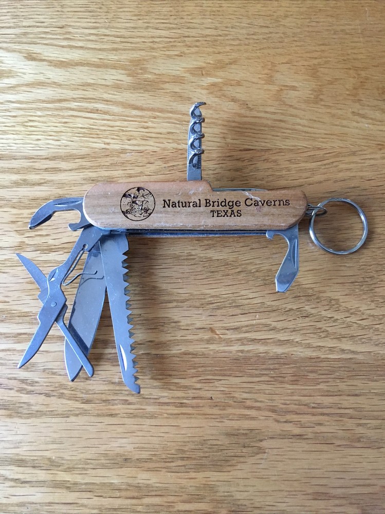 Natural Bridge Caverns Texas Multi Use Camping Survival Knife