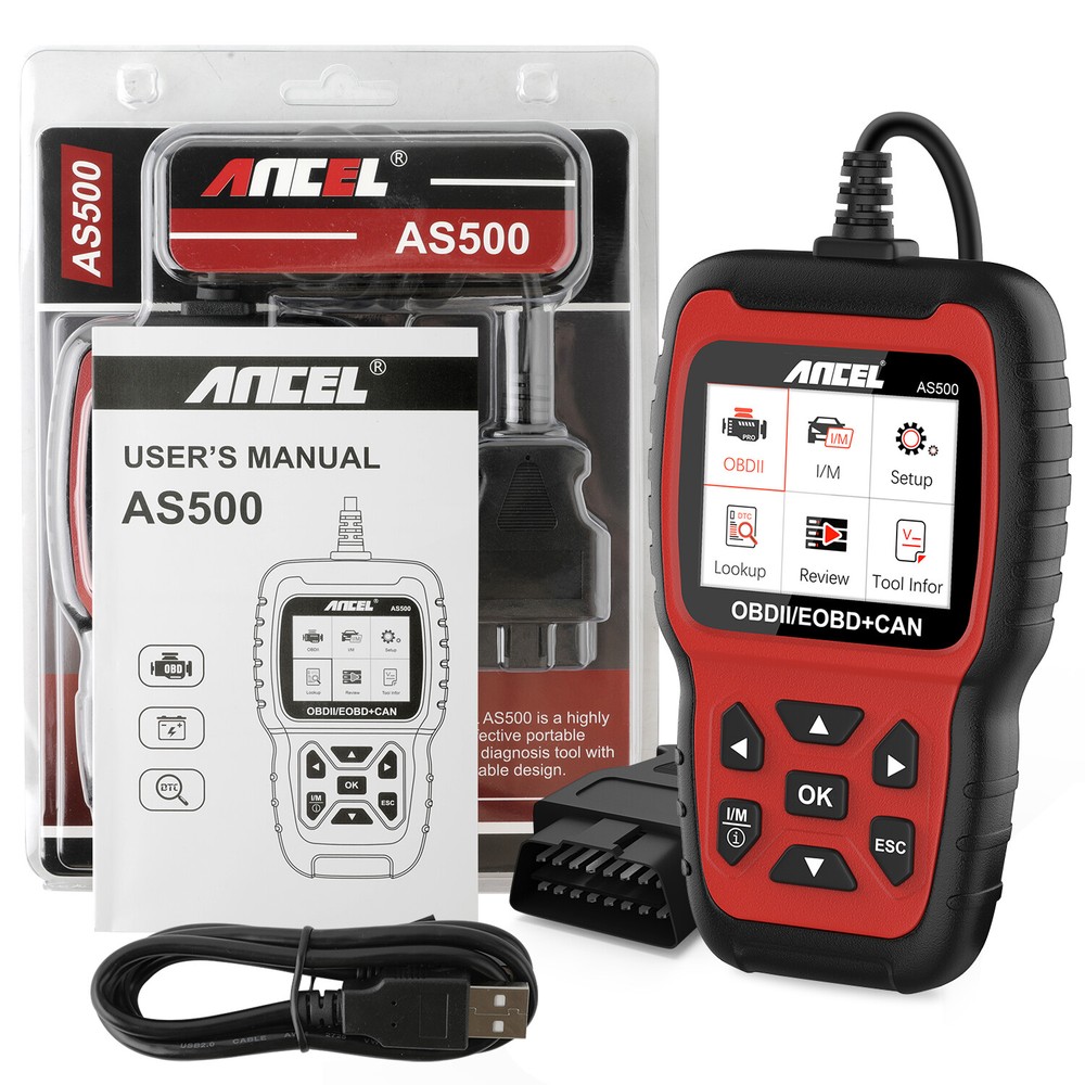 ANCEL AS500 OBDII Scanner Auto Diagnostic Scan Tool Code Reader Check Engine US