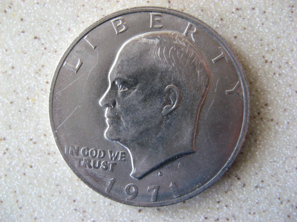 (1) 1971-D Silver $1 Eisenhower Ike Dollar