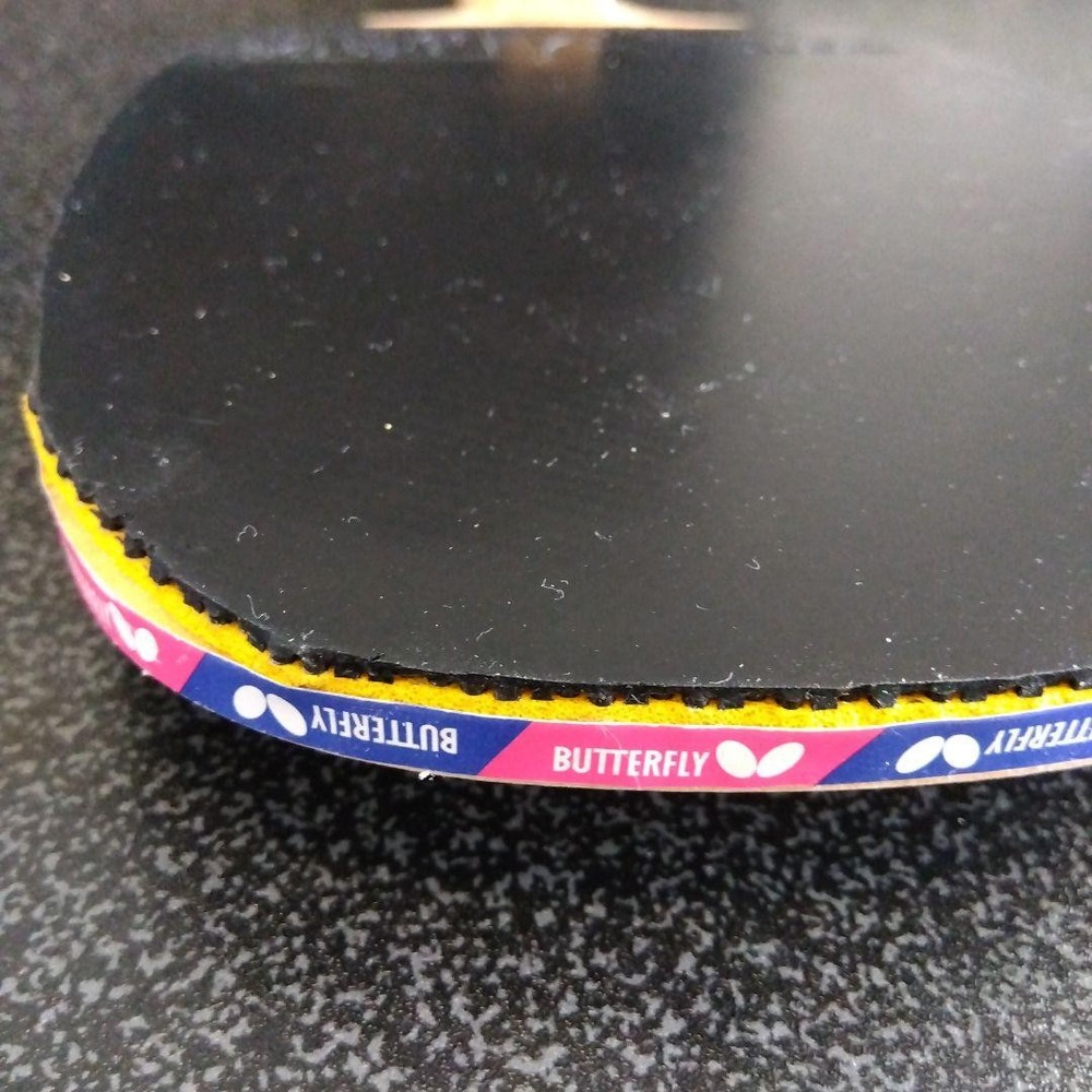 Butterfly Table Racket BIRIBA Performance Rubber RIGANspin