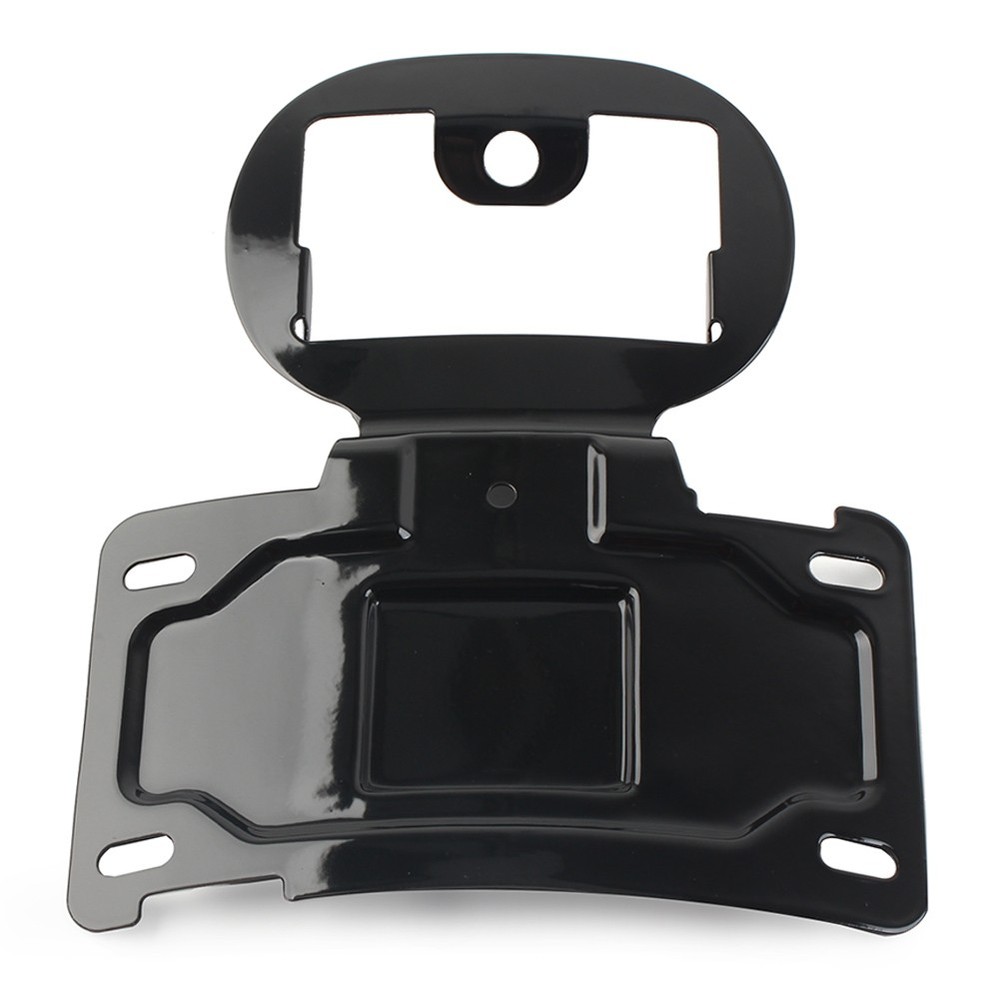 License Plate Relocation Bracket Mount Kit for Black Harley Touring