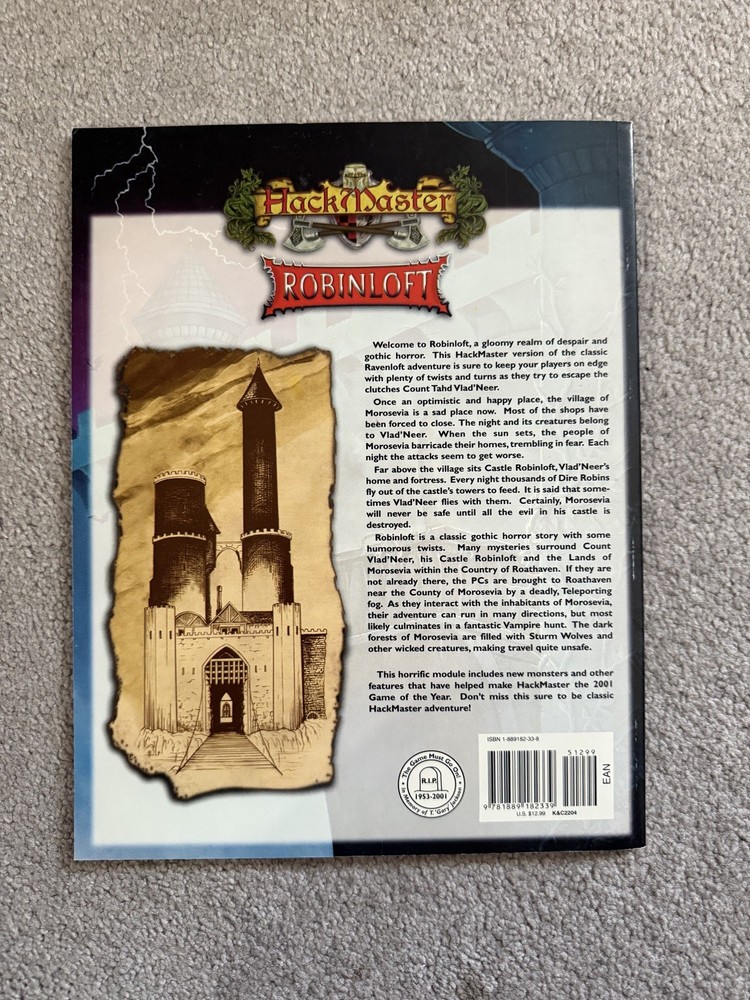 Kenzer HackMaster 4th Ed Robinloft