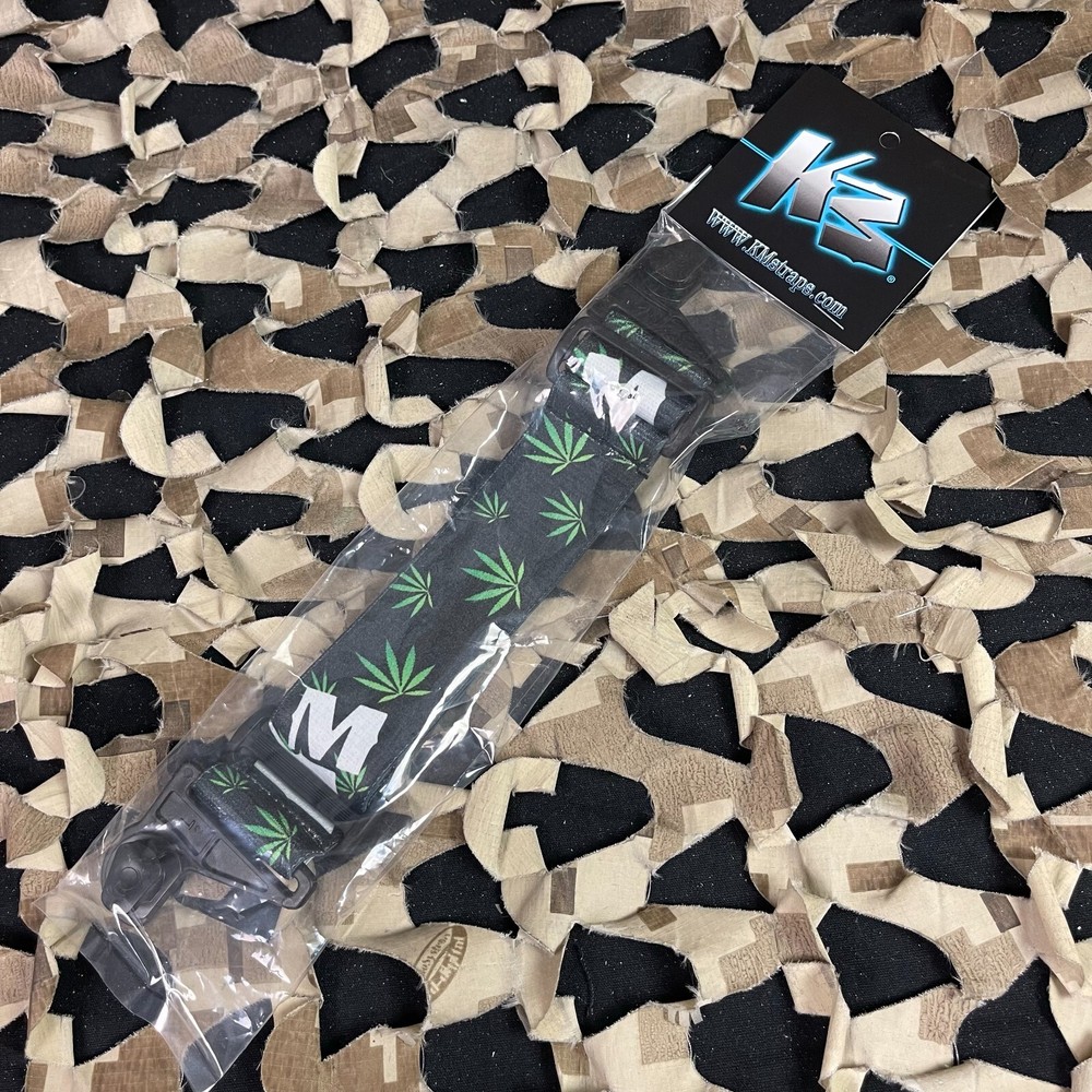 NEW KM PAINTBALL EVS GOGGLE STRAP - GREEN LEAF
