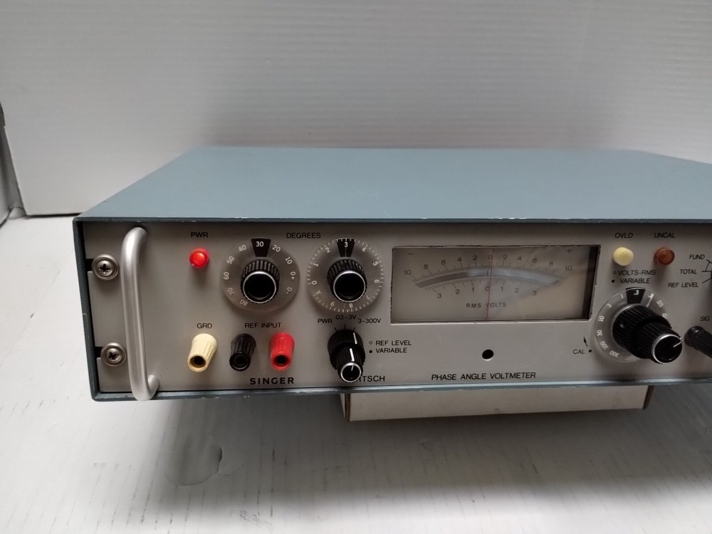 Singer 4AR Phase Angle Voltmeter