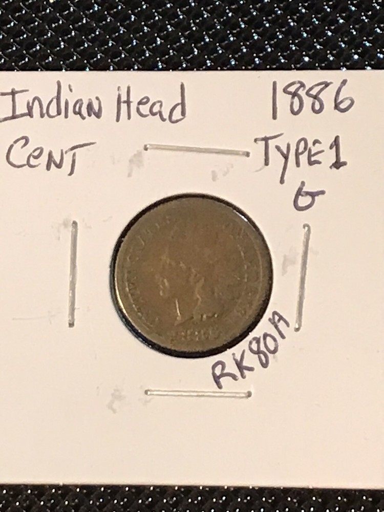 1886 Indian Head Cent G (Type 1)