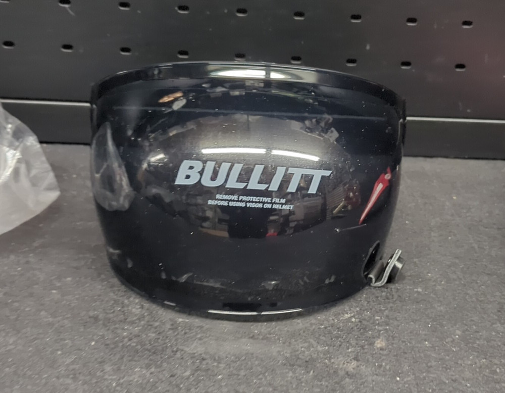 Bell Powersports Bullitt Shield Bubble Dak Smoke Black  -