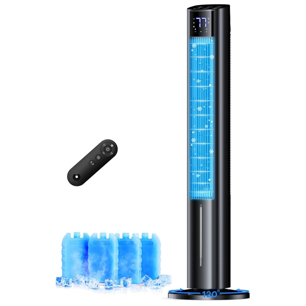 Versatile 3-in-1 Portable Air Cooler: Fan, Humidifier & AC for All Spaces