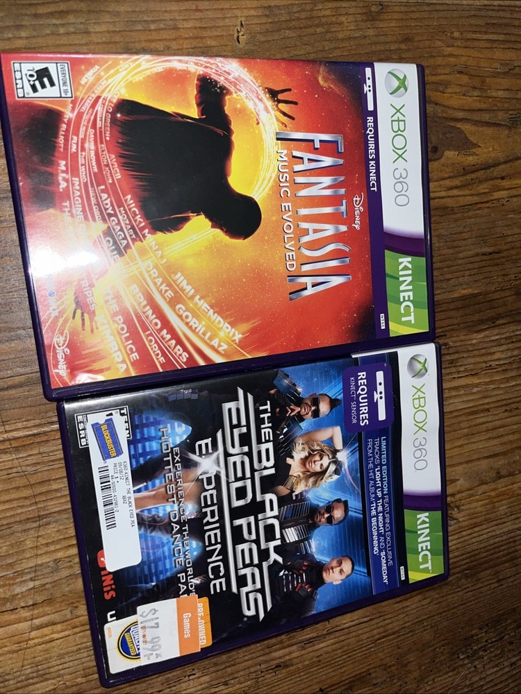 Xbox 360 Kinect Camera With Games - Kinect Games Bundle