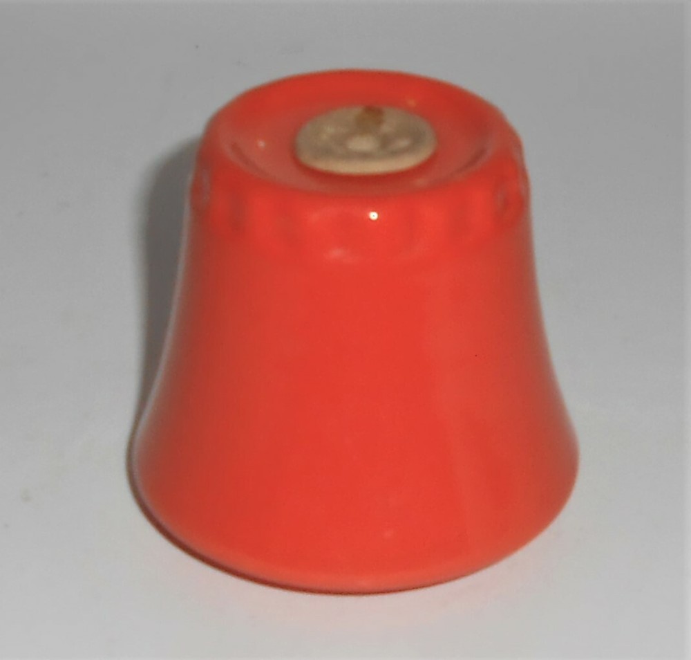 Vernon Kilns Pottery Coronado Orange Pepper Shaker