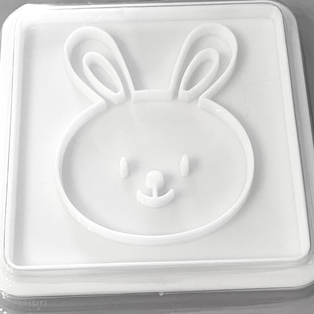 2 pack Easter Bunny / Rabbit toast stamps