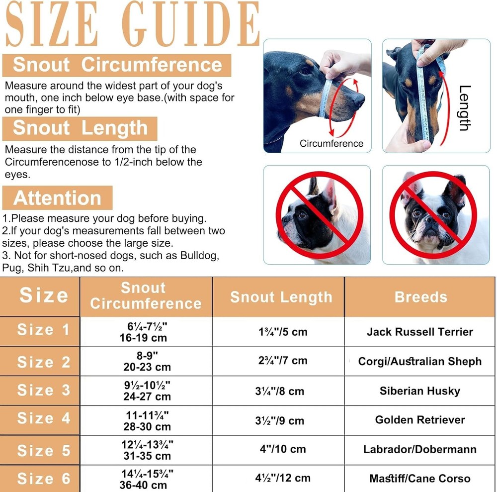 Royal Claws Dog Muzzle Basket Anti Biting Chewing Cage Muzzle, Orange, Size 4