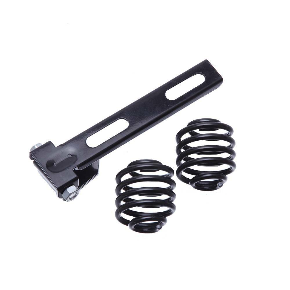 Motorcycle Solo Seat 2" Spring & Bracket Mounting Kit For Chopper Bobber