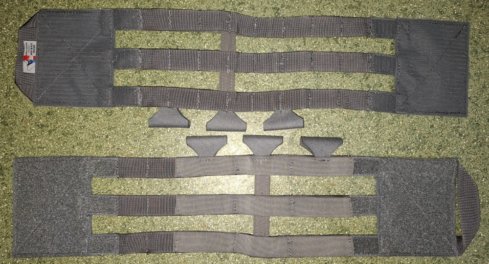 AUSSIE PEELBACK KANGAROO CUMMERBUND, WOLF GREY - NEW