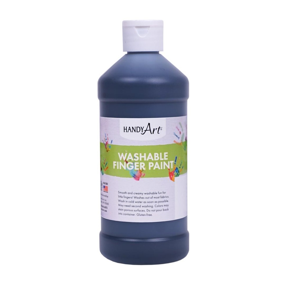 Handy Art Washable Finger Paint Black