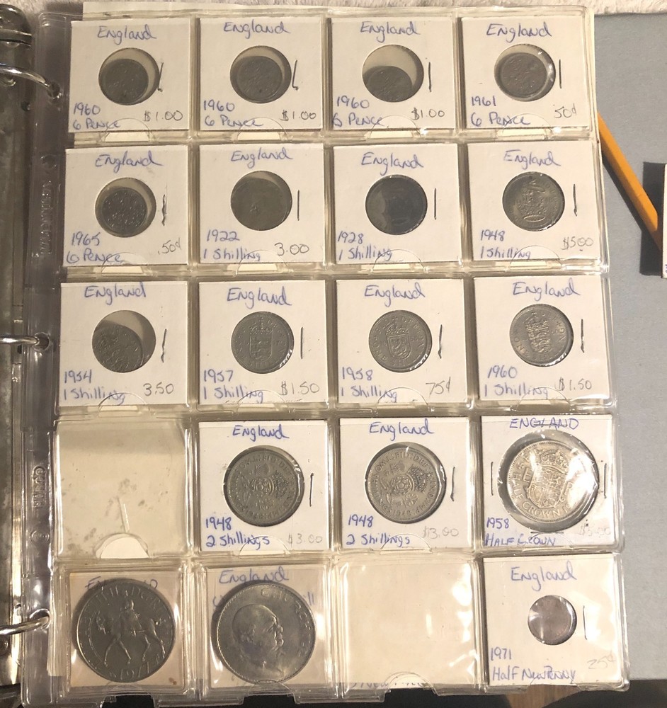 world coins lot bulk old