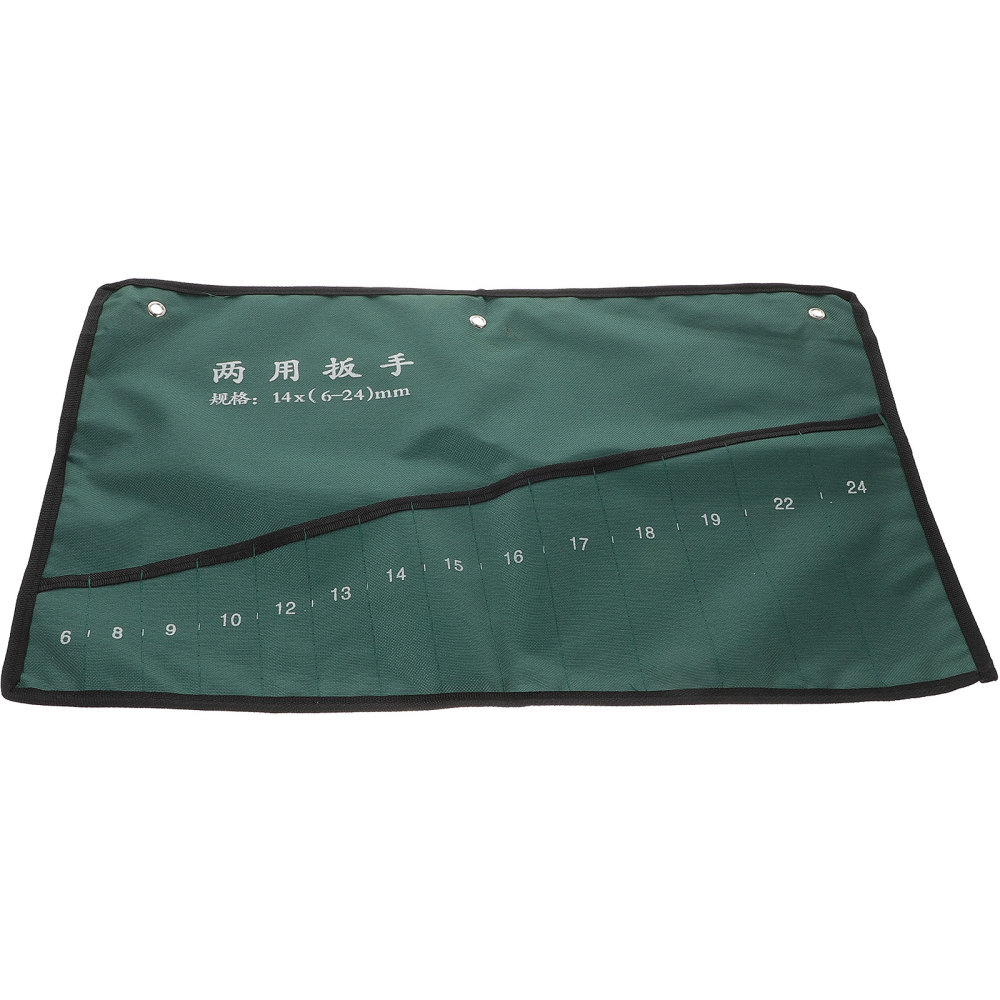 Holder for Wrench Metric Bag Open End Storage Roll up Design Tool