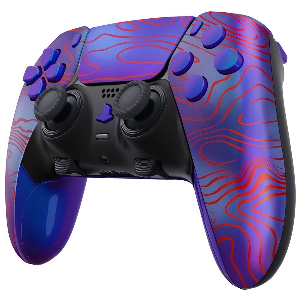 For ps5 Edge Controller eXtremeRate Full Set Shell with Buttons Touchpad Cover
