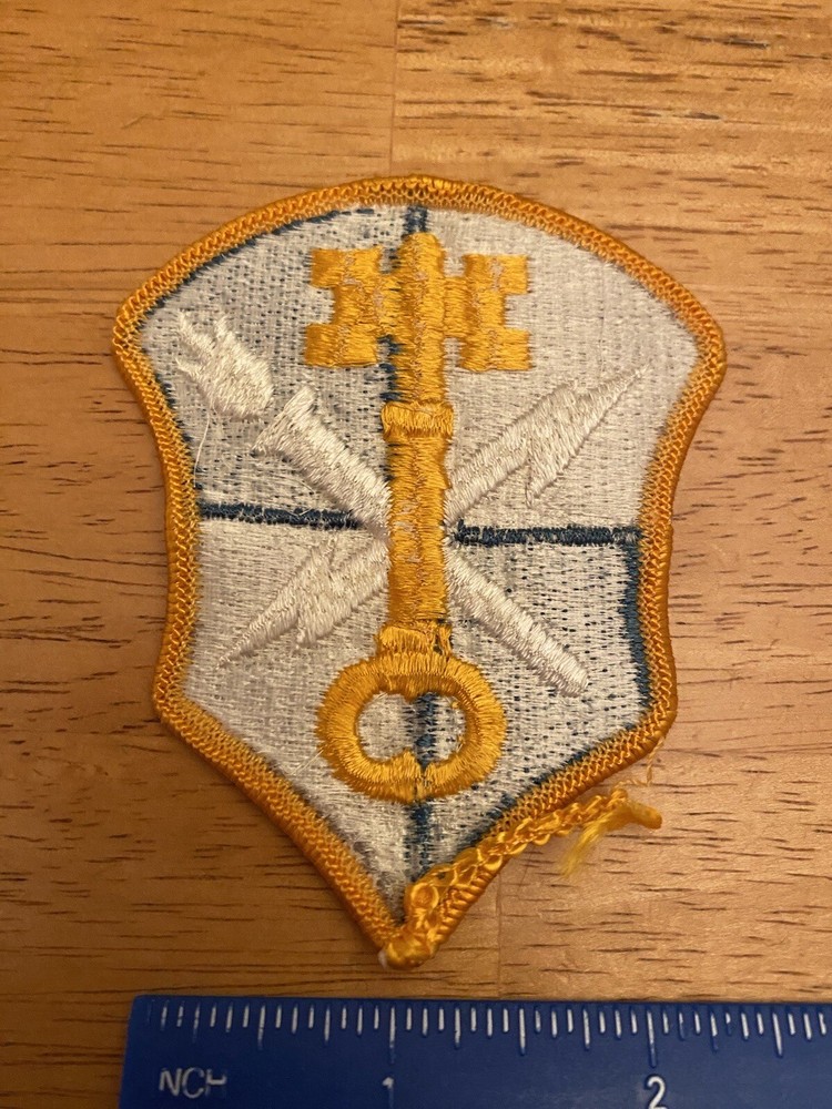 US Army Intelligence And Security Command Subdued Patch Full Color Key INV5369