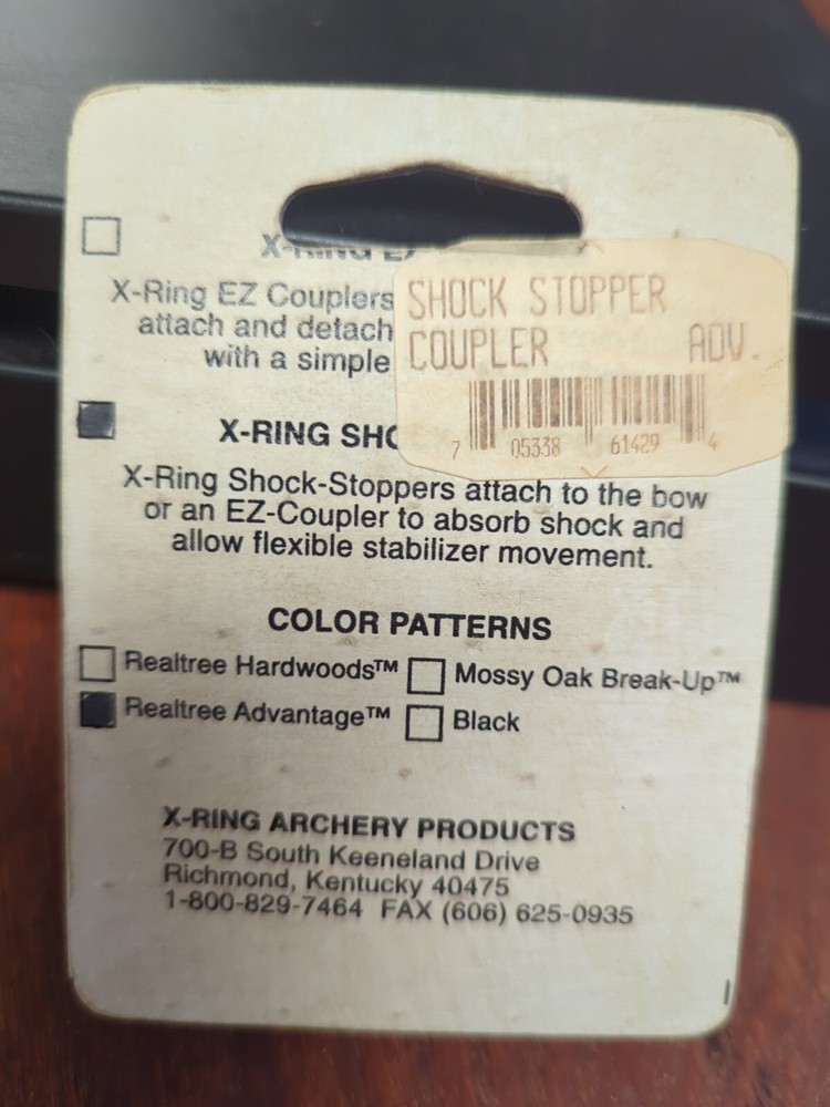 X-Ring-Shock Stopper Archery Compound Bow Anti-Vibration Stabilizer Coupler
