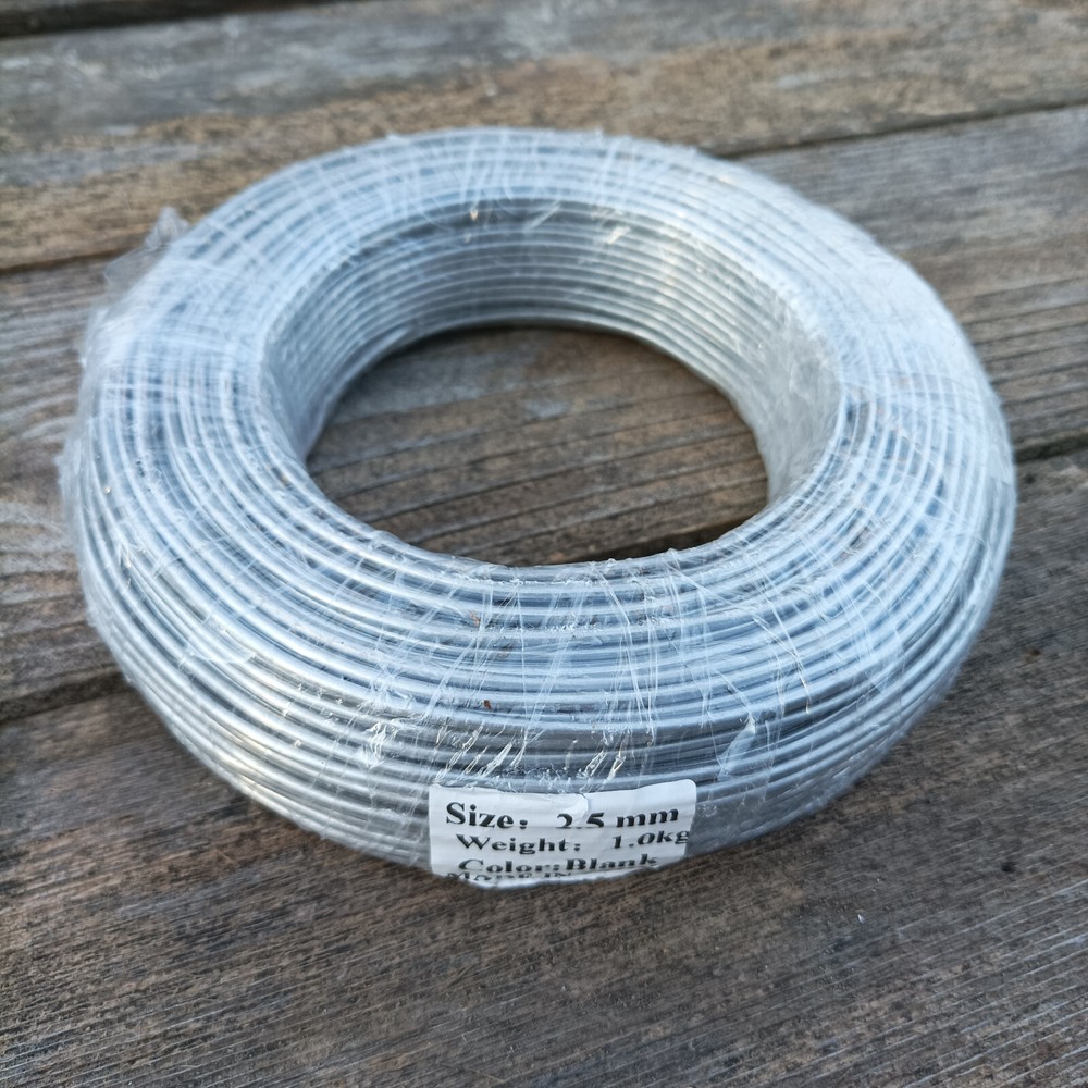 Bonsai Aluminum Wire (1 KG) Multiple sizes avaliable-Silver