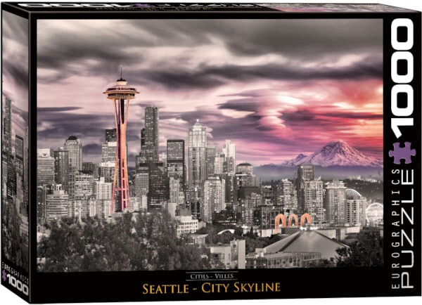 Seattle City Skyline 1000-Piece Puzzle
