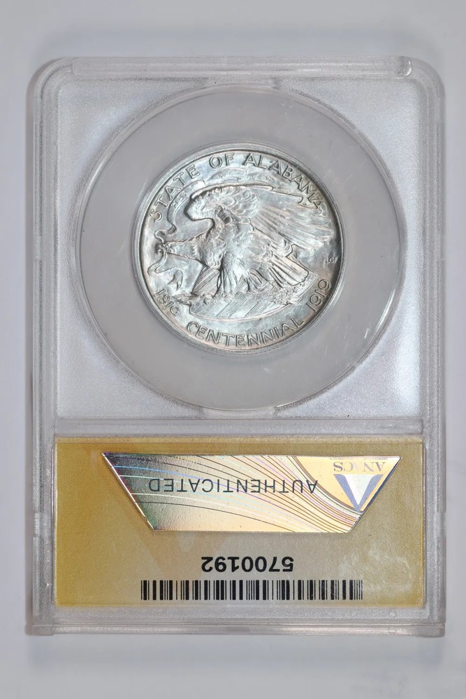 1921 ALABAMA COMMEMORATIVE HALF DOLLAR ANACS MS61