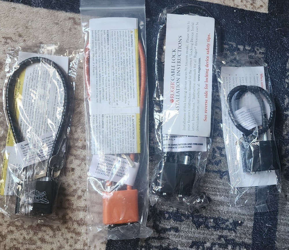 4 Firearm Chamber Locks