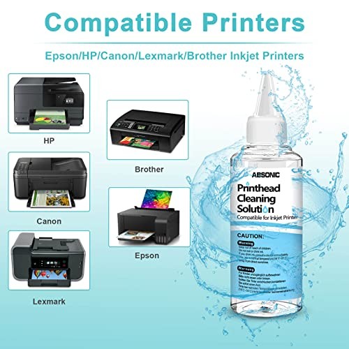 Printer Printhead Cleaning Kit for Epson HP Canon Printers Printer Head Solution