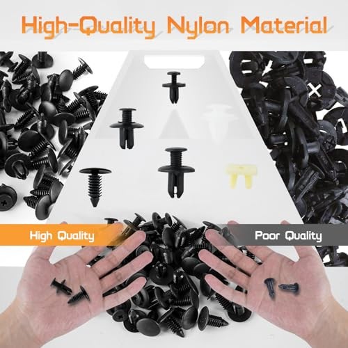 150PCS Nylon Replacement for Honda (150 pieces) Bumper Retainer Clips
