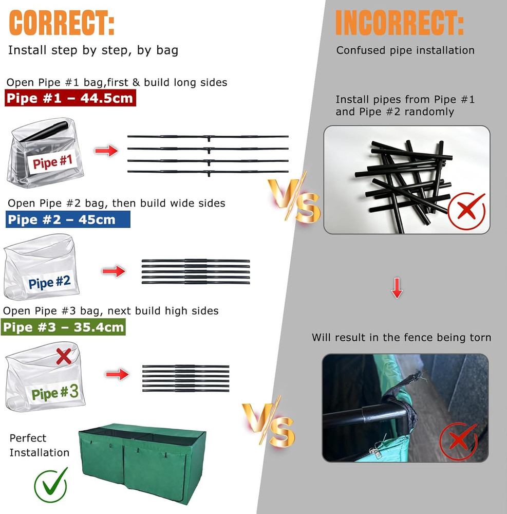 Brooder Box for Chicks, Chicken Run Large Chick Starter Kit Portable Brooding Pe