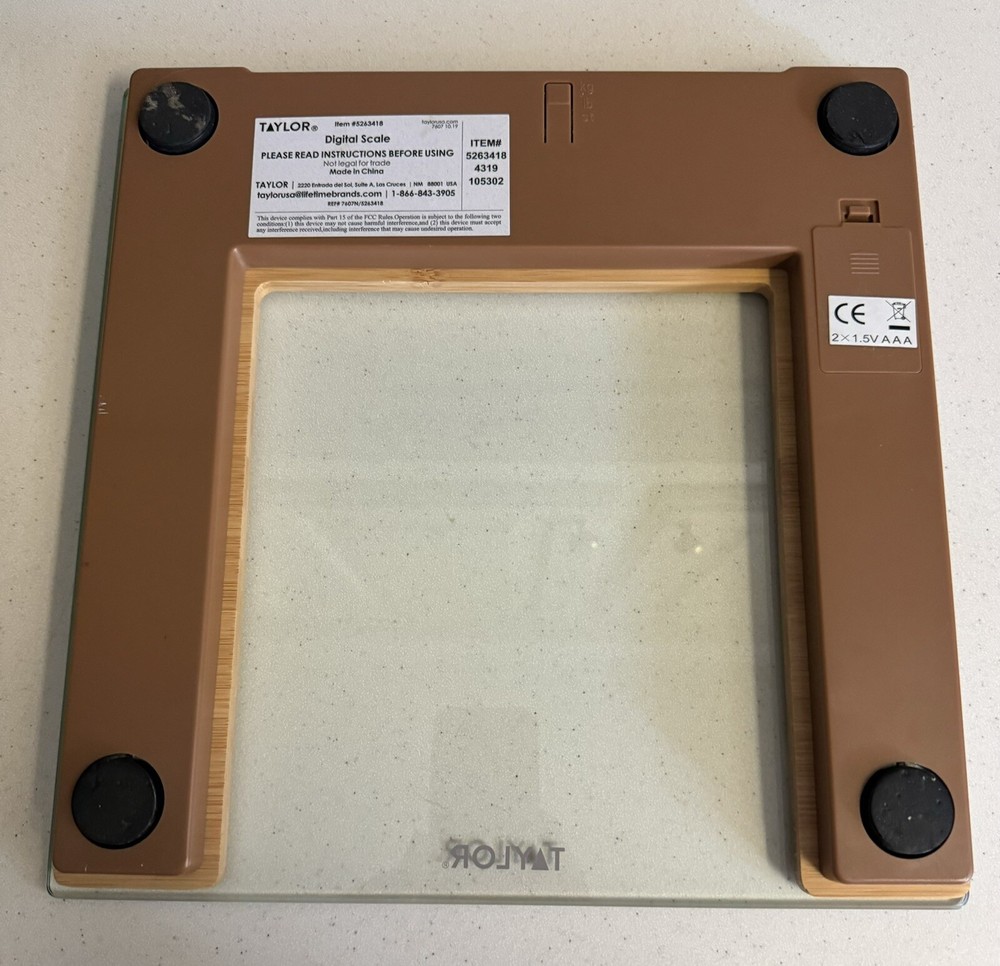 Taylor Digital Scale For Body Weight 400 Lb Capacity