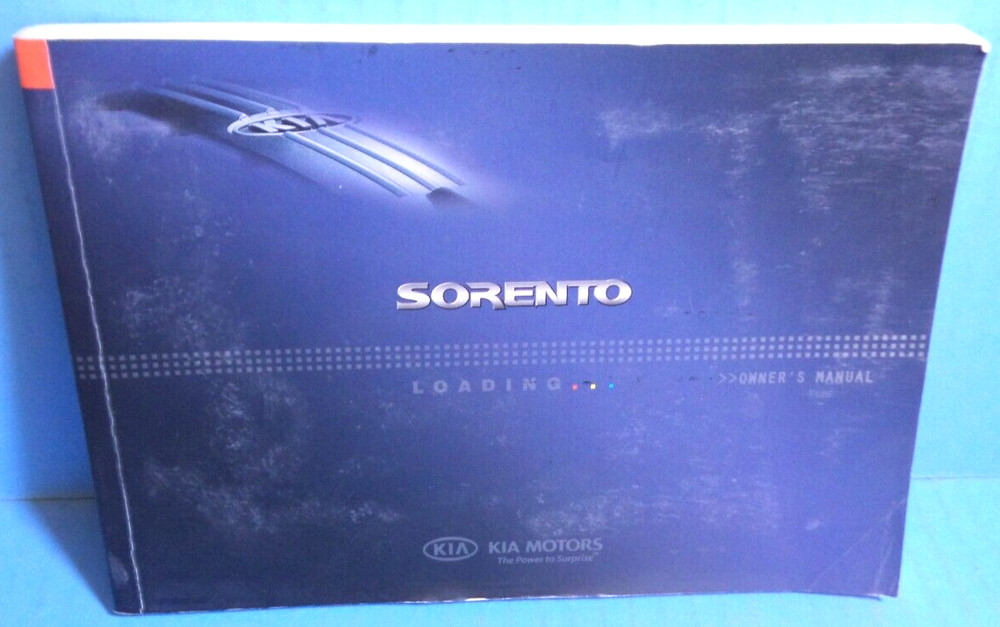 07 2007 Kia Sorento owners manual