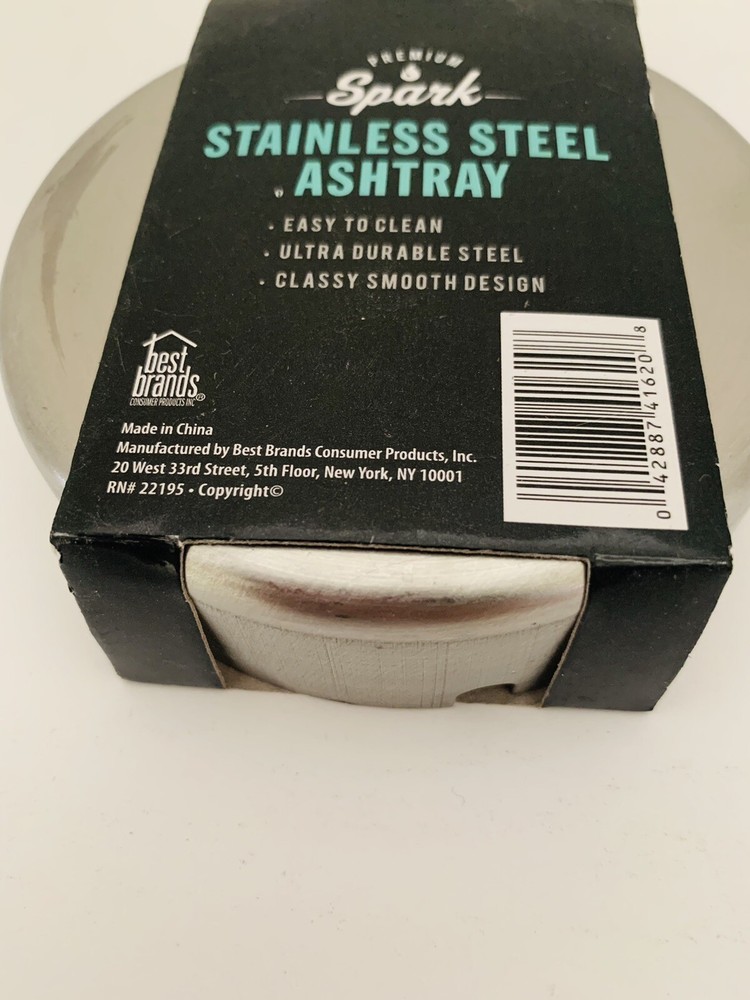 Spark Premium Stainless Steel Ashtray