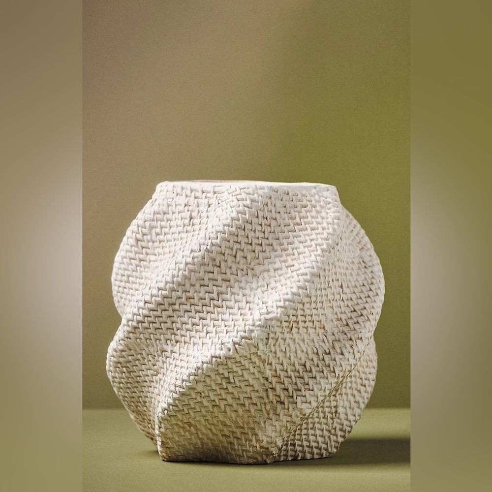 Anthropologie LENNON TEXTURED PLANTER