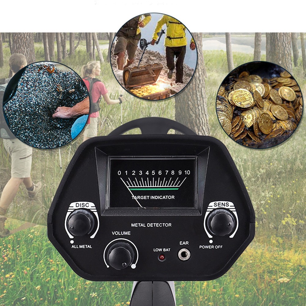 Underground Metal Detector Gold Digger Hunter Deep Sensitive Waterproof Coil