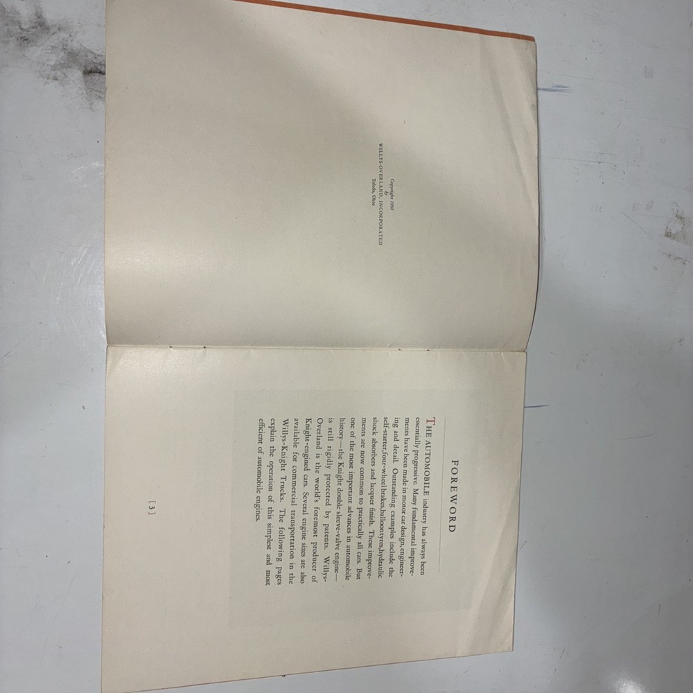 1930 Willy’s Book