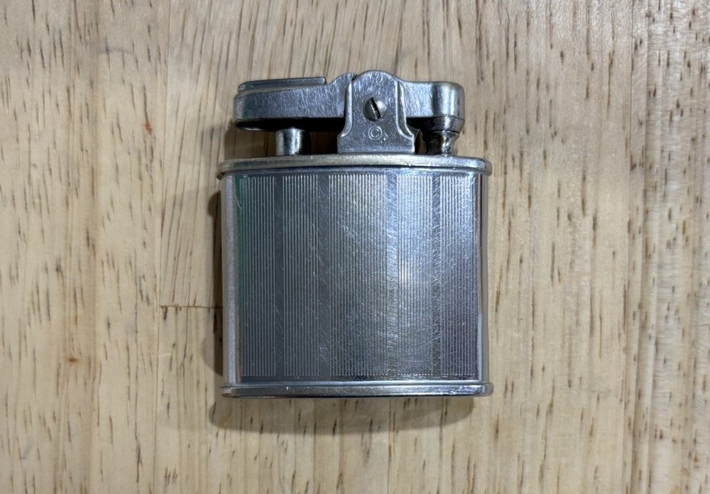 Vintage Ronson Lighter Brushed Silver Standard Unengraved