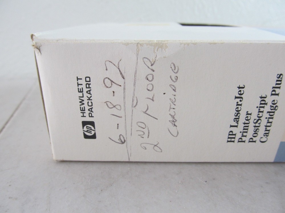 HP Post Script PCL5 Disks w/ Box, Manuals Vintage PC 1990s