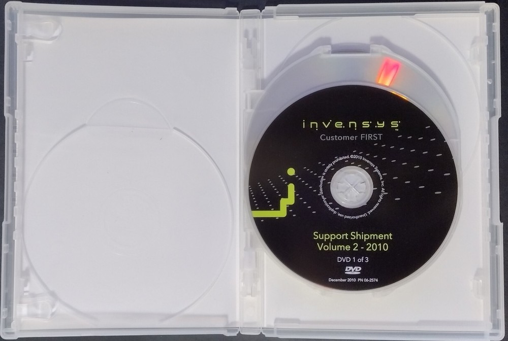 Invensys Customer First Support Shipment Vol 2 2010 Wonderware No activation!