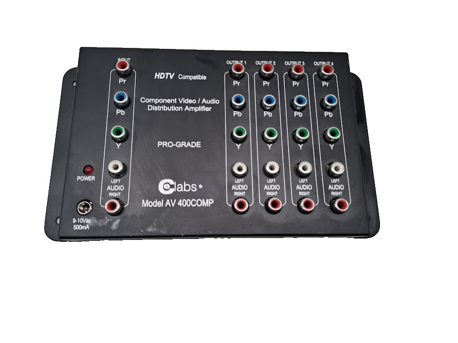 CE Labs Model AV 400COMP High Performance Audio & Video Distribution Amplifier