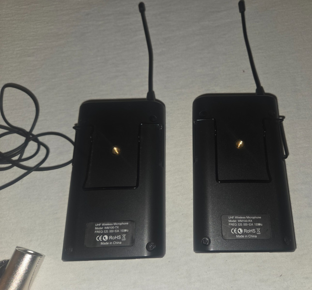 COMICA CVM-WM100 - Wireless Lavalier Lapel Microphone Transmitter Receiver