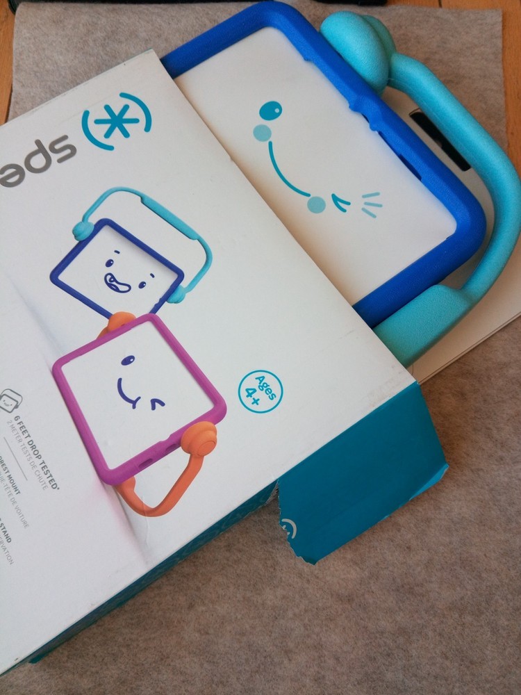 Speck Case-E Run Kid Friendly Table Case For Apple iPad 2019-2021 - Blue