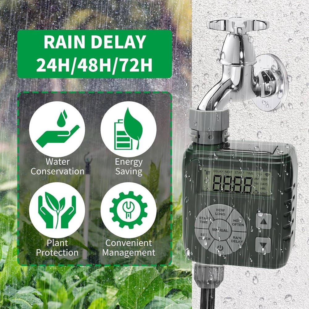 Lot 2 Sprinkler Timer Programmable Irrigation Water Timer for Garden Hose SO/BA