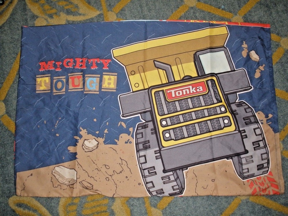 Tonka truck pillowcase