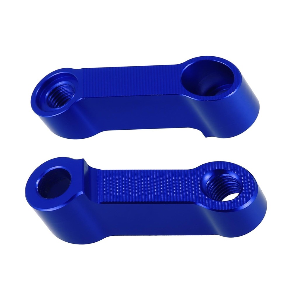 1 pair motorcycle 10mm 8mm mirror support elevator extender adapter blue