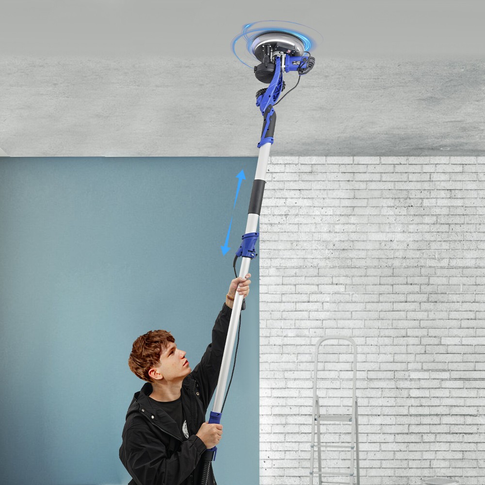 800-1800RPM Electric Ceiling Wall Sander Variable Speed Drywall Sanding Machine