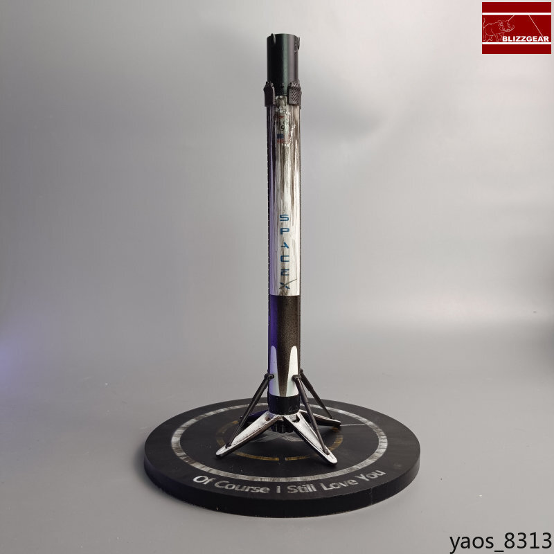 Spacex Rocket Painted 1:200 Model Falcon 9 Stage 1 Recovery Status with Platform