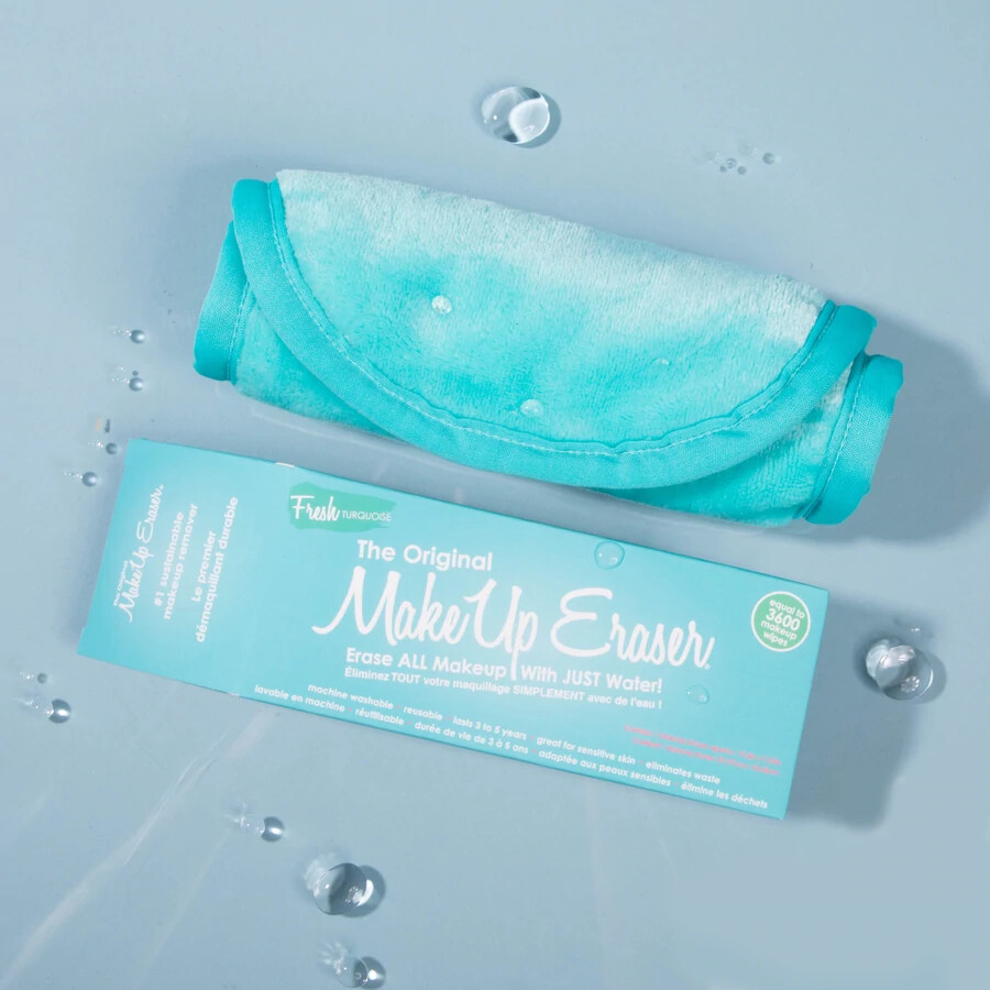 The Original MakeUp Eraser Full Size Fresh Turquoise Machine Washable