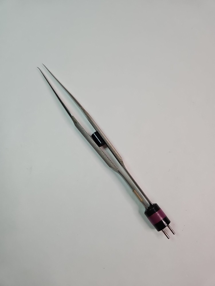 V Mueller Bipolar Forceps, 0.5mm, Turned Out